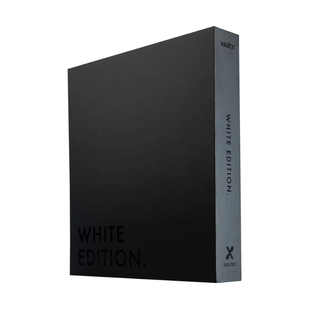 Vault X 12-Pocket Exo-Tec Zip Binder White Edition