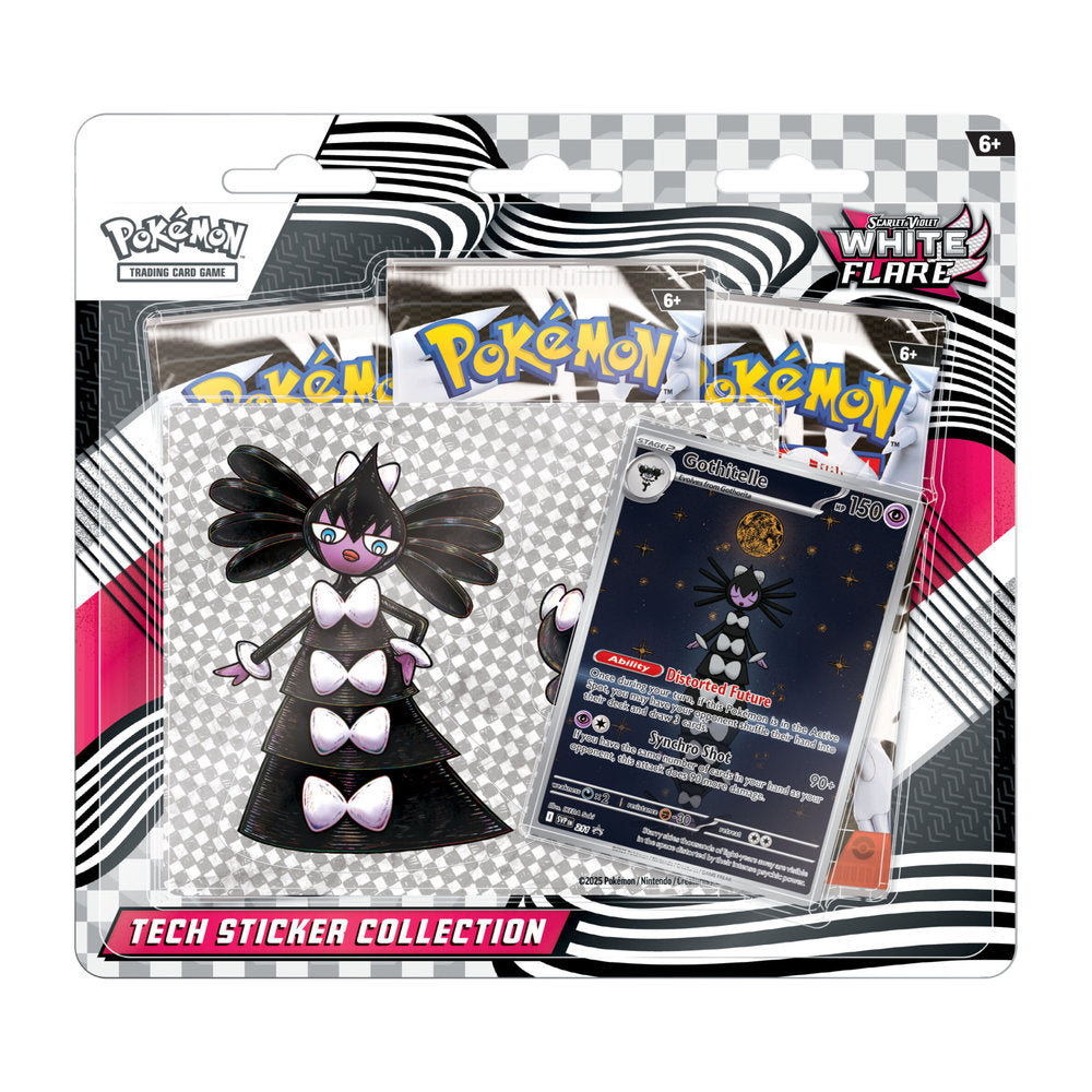 Pokémon White Flare Tech Sticker Collection