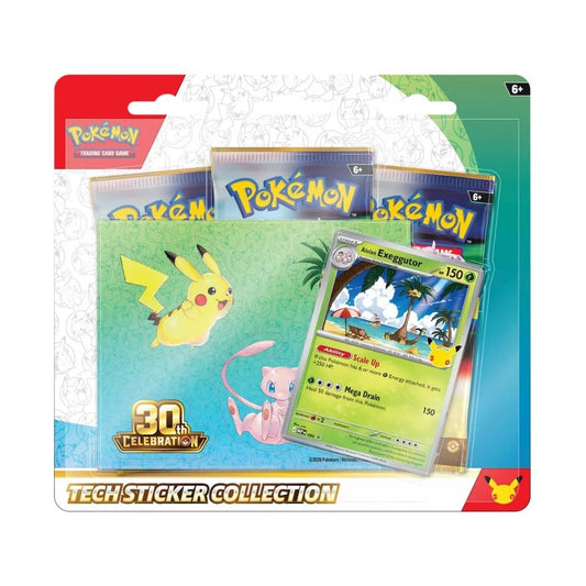 Pokémon 30th Celebration Tech Sticker Collection Alolan Exeggutor