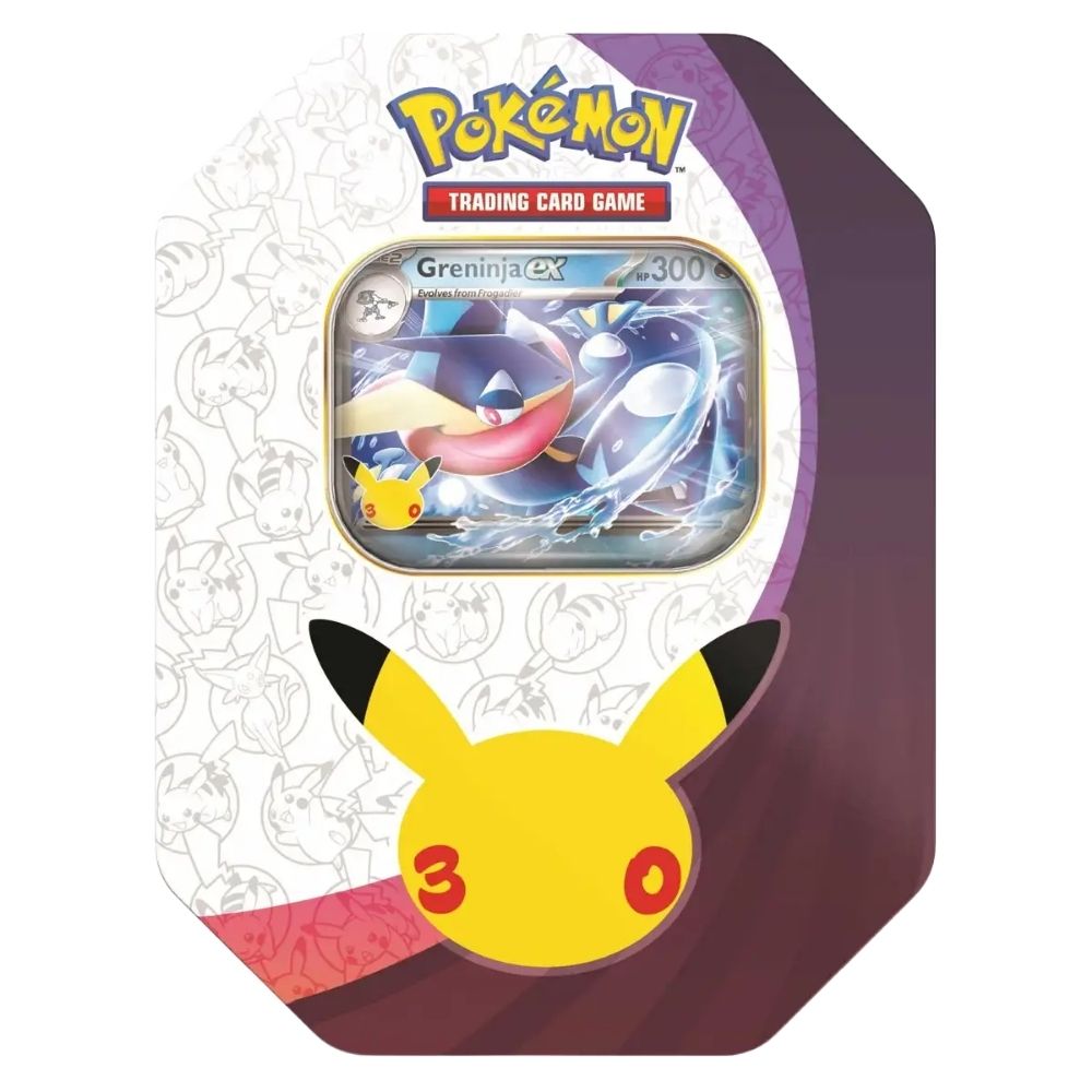 Pokémon 30th Celebration Greninja ex Tin