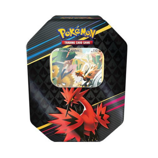 Pokémon Crown Zenith Galarian Zapdos Tin (EU)