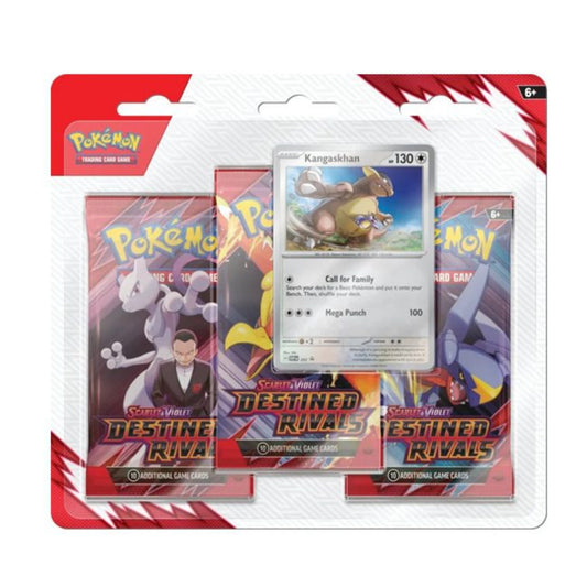 Pokémon Destined Rivals 3 Pack Blister - Kangaskhan