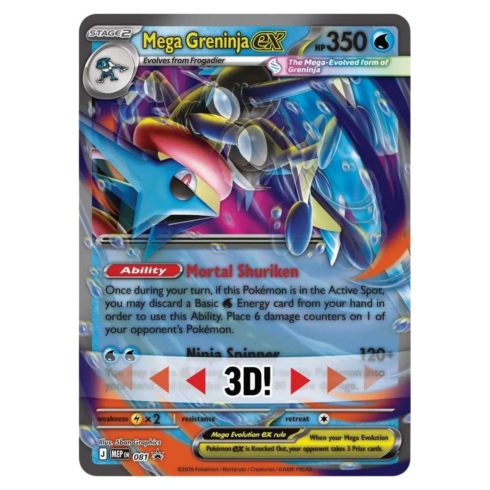 Pokémon Mega Greninja ex Premium Collection