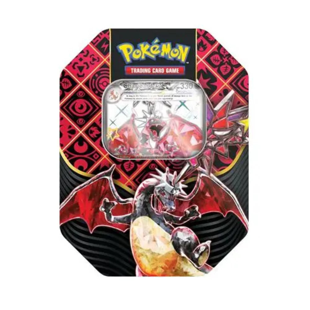 Pokémon Paldean Fates EX Tin Charizard