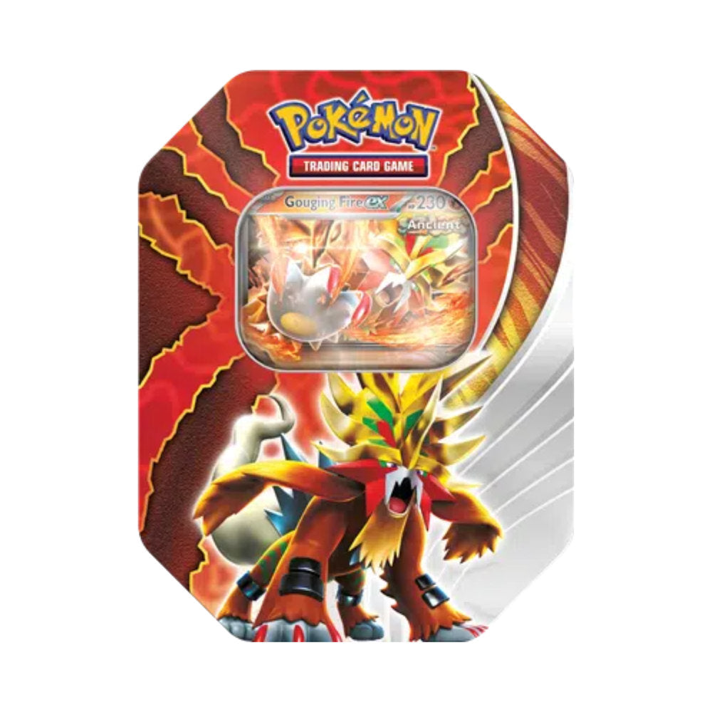 Pokémon Scarlet & Violet Paradox Destinies Tin: Gouging Fire EX