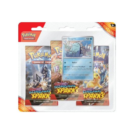 Pokémon Surging Sparks 3 Pack Blister Quagsire