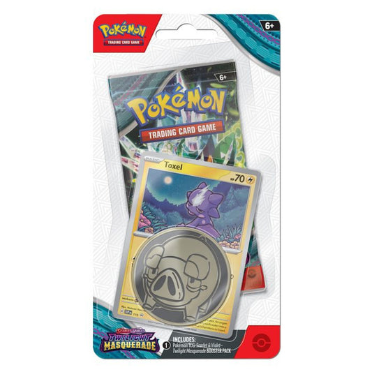 Pokémon Twilight Masquerade Checklane Blister - Toxel