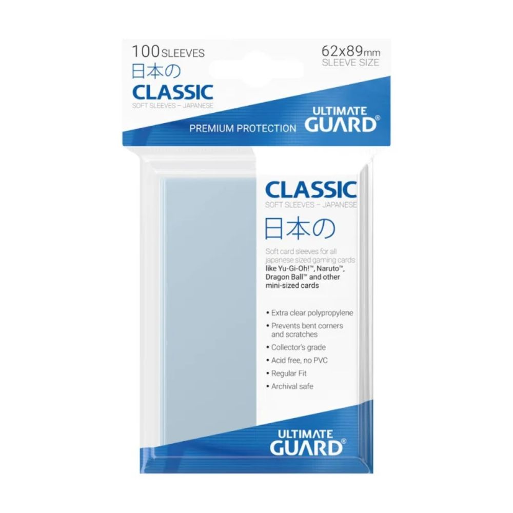 Ultimate Guard Classic Soft Sleeves Japanese Size 100 stuks