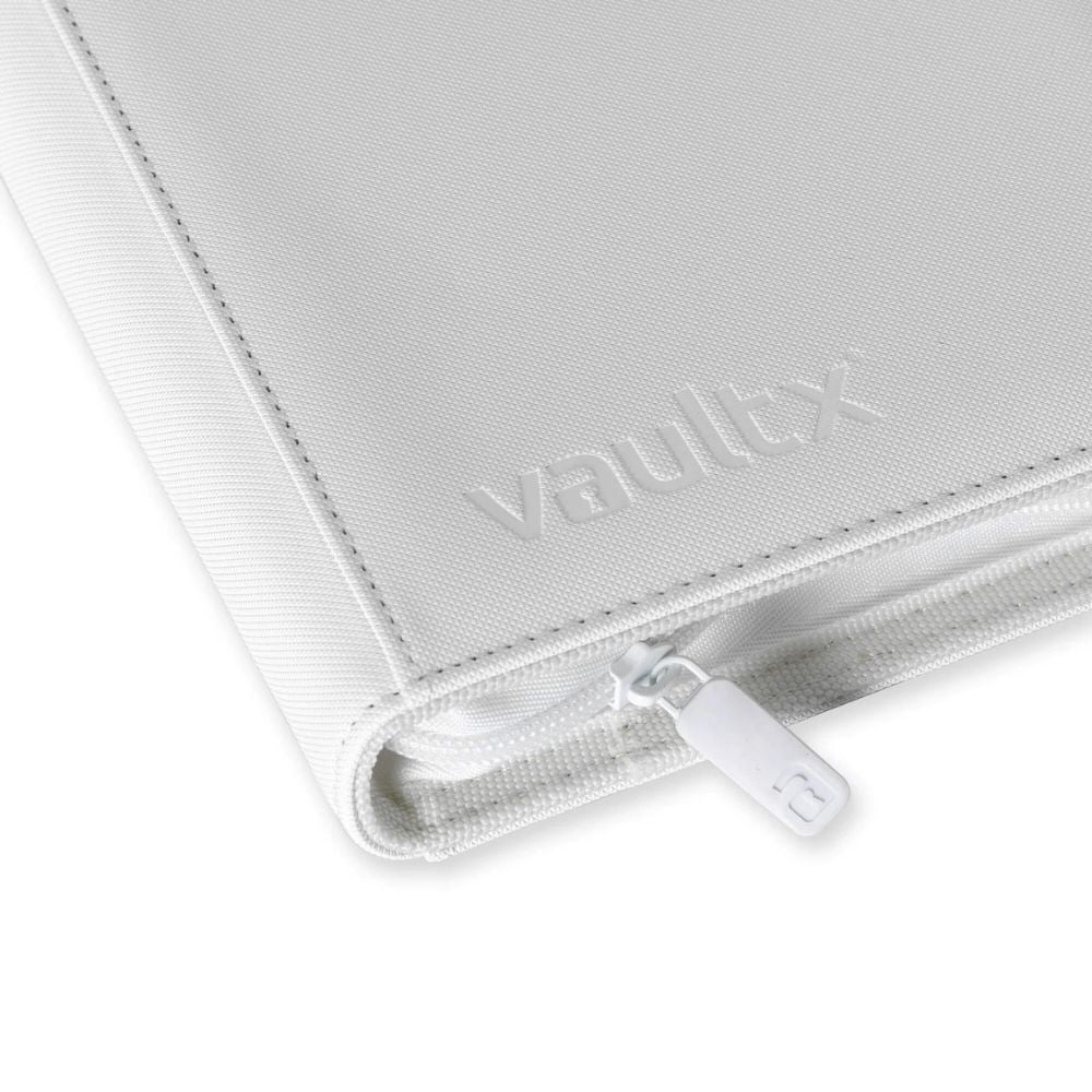 Vault X 12-Pocket Exo-Tec Zip Binder White Edition