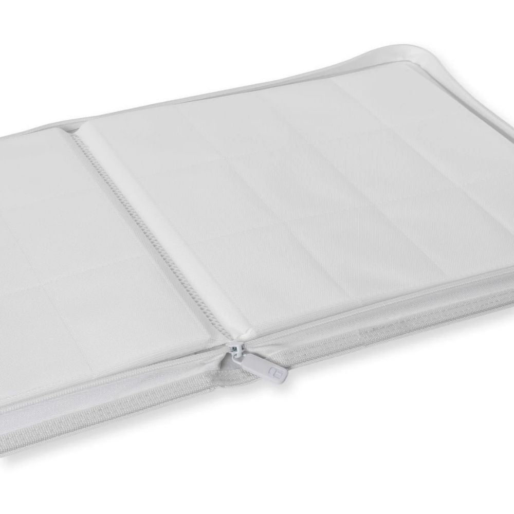 Vault X 12-Pocket Exo-Tec Zip Binder White Edition