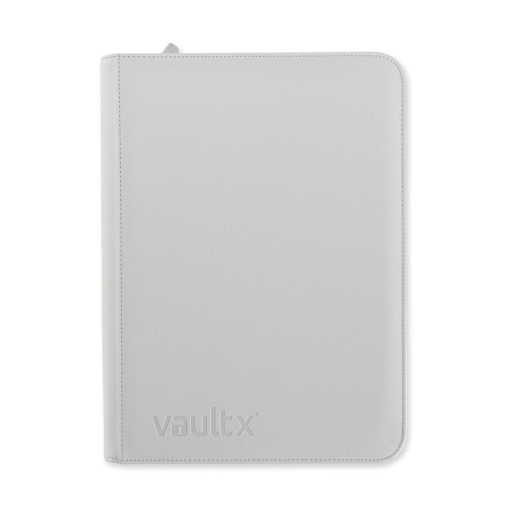 Vault X 9-Pocket Exo-Tec Zip Binder White Edition