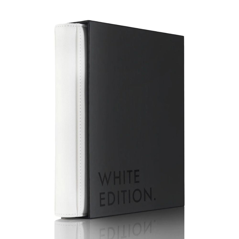 Vault X 9-Pocket Exo-Tec Zip Binder White Edition