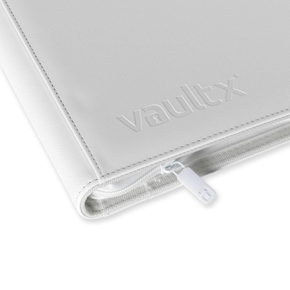 Vault X 9-Pocket Exo-Tec Zip Binder White Edition