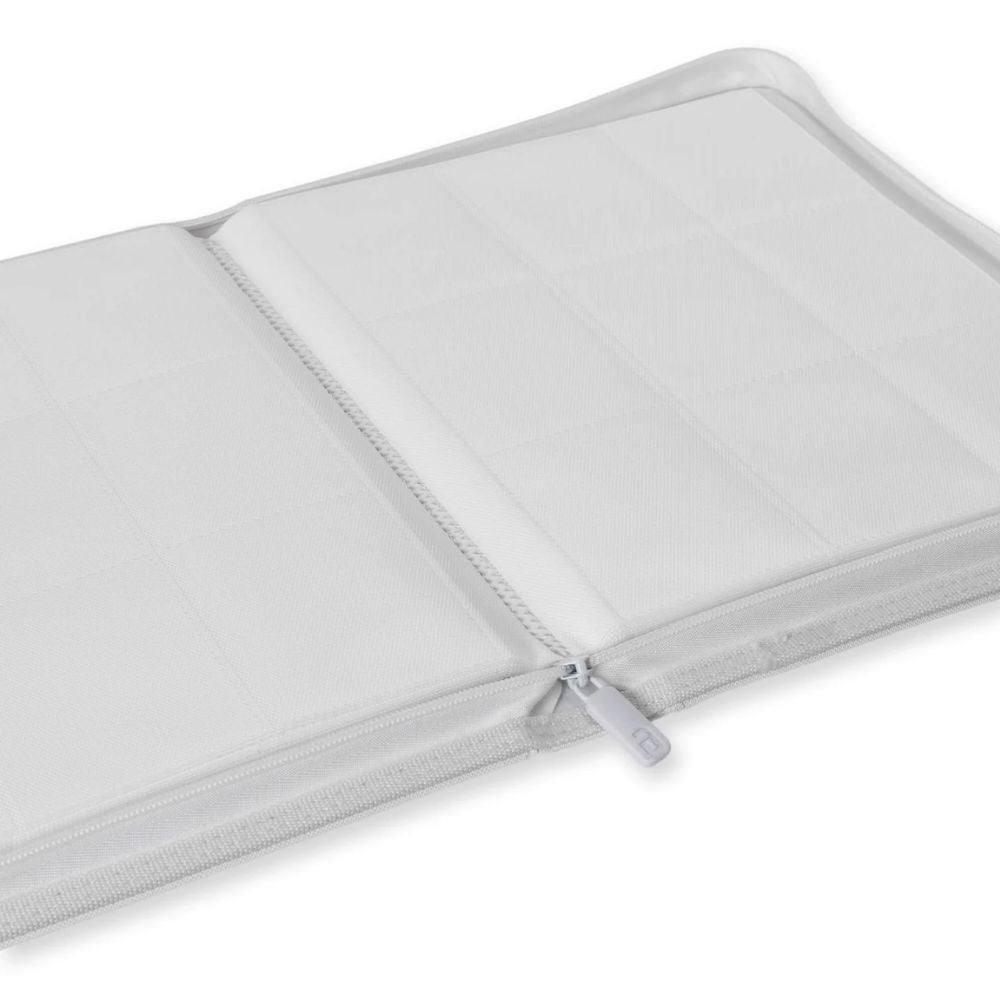 Vault X 9-Pocket Exo-Tec Zip Binder White Edition