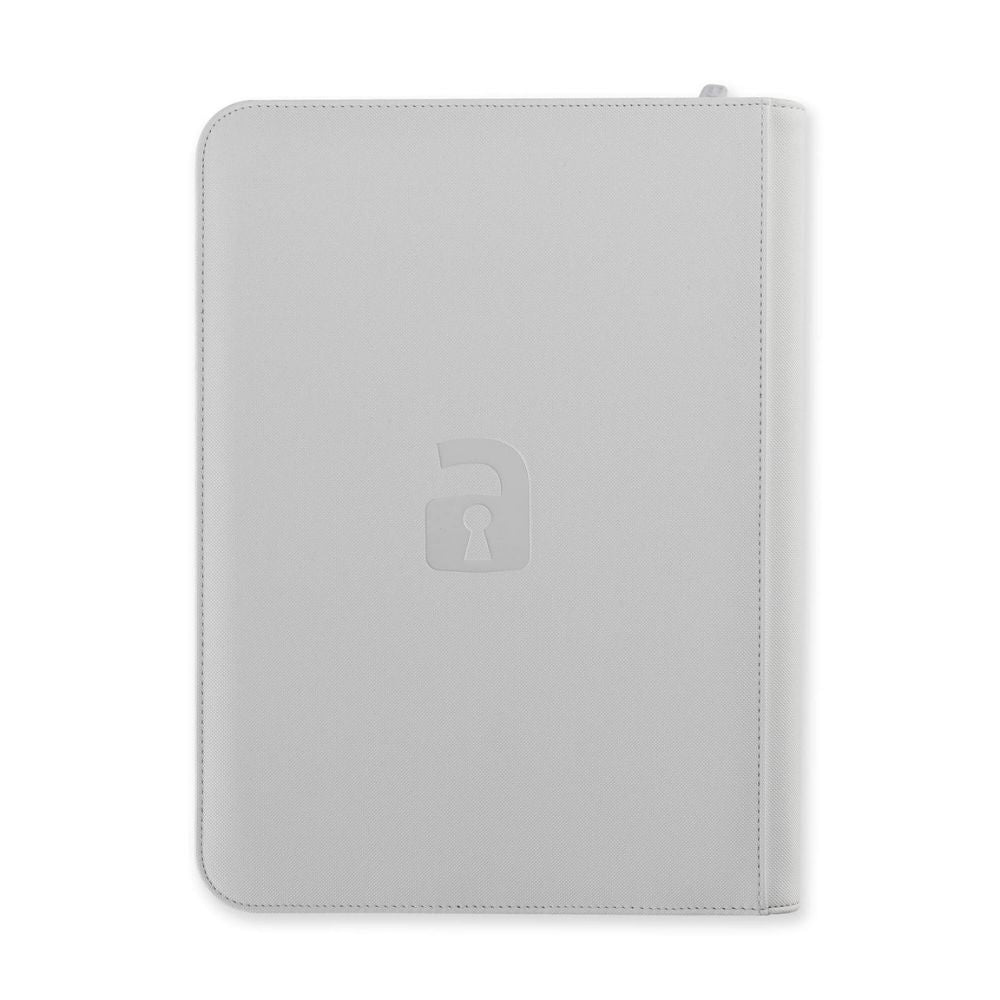 Vault X 9-Pocket Exo-Tec Zip Binder White Edition