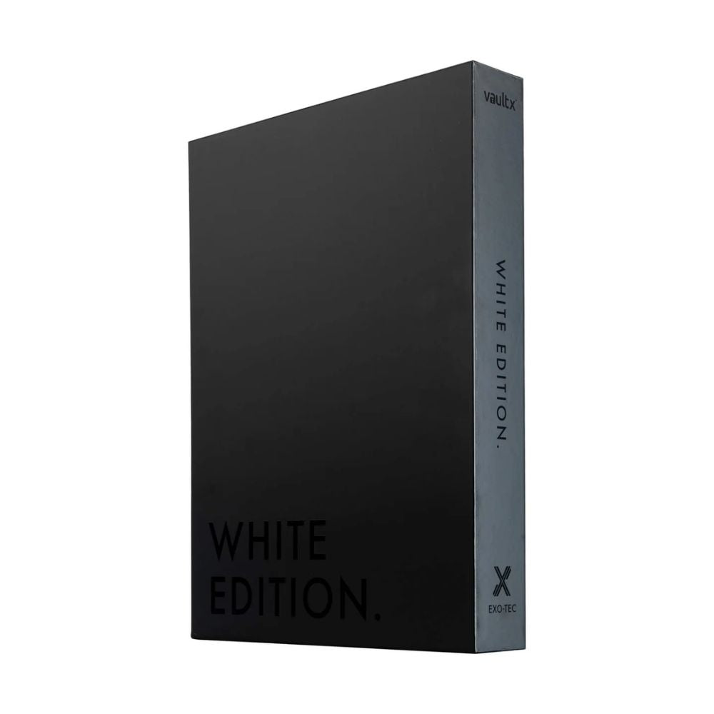 Vault X 9-Pocket Exo-Tec Zip Binder White Edition